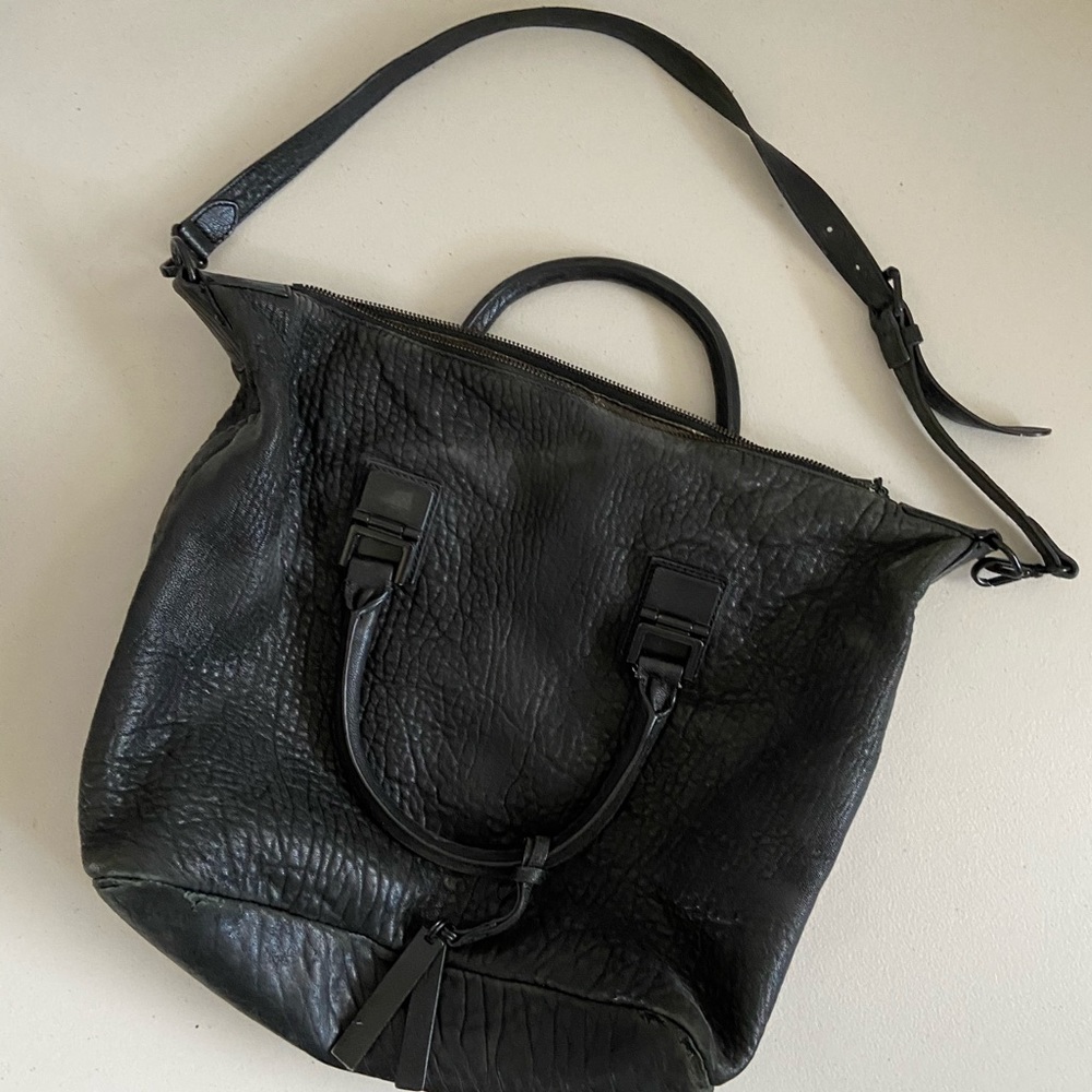 Vince Camuto black shoulder purse